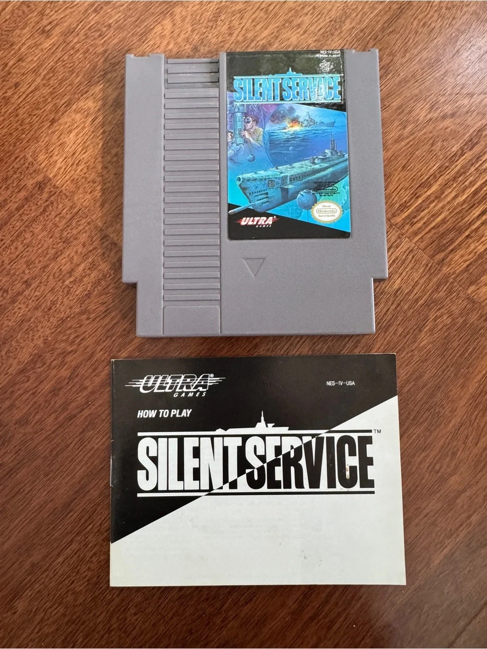 Silent Service NES Cartridge - Nintendo